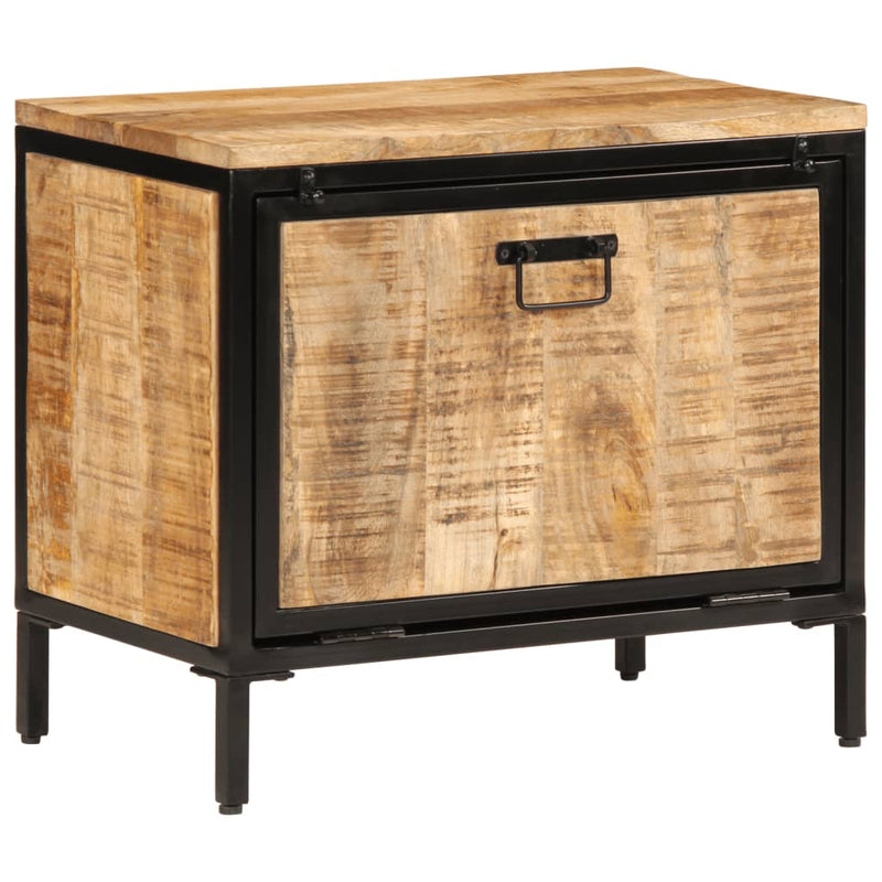 Load image into Gallery viewer, Vidaxl schoenenkast 60x35x53 cm massief ruw mangohout