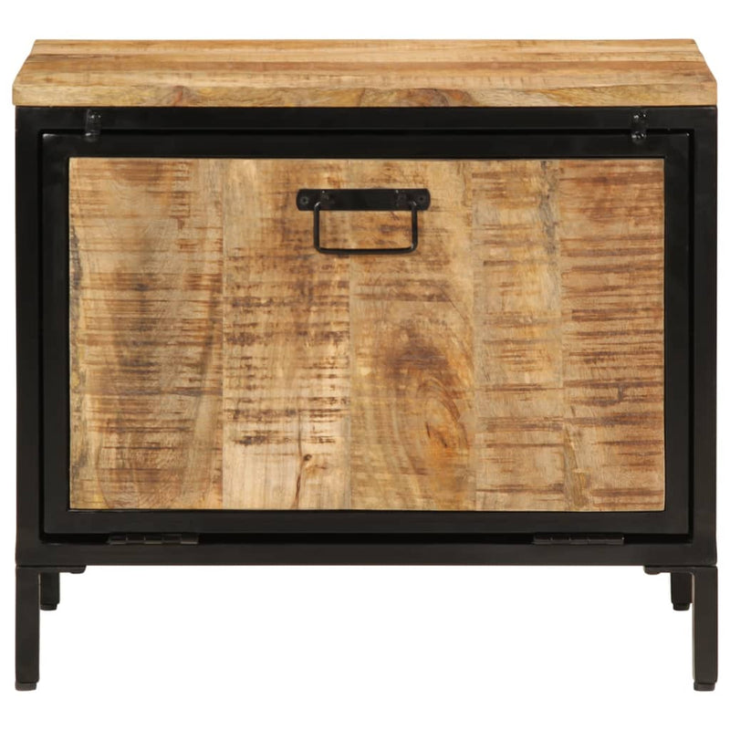 Load image into Gallery viewer, Vidaxl schoenenkast 60x35x53 cm massief ruw mangohout