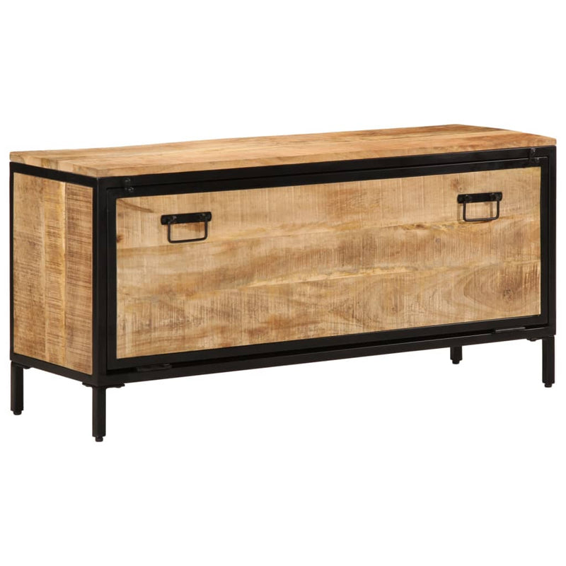Load image into Gallery viewer, VidaXL Schoenenkast 110x35x53 cm massief ruw mangohout
