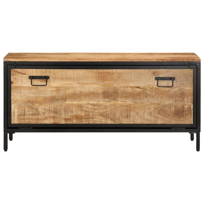 Load image into Gallery viewer, VidaXL Schoenenkast 110x35x53 cm massief ruw mangohout