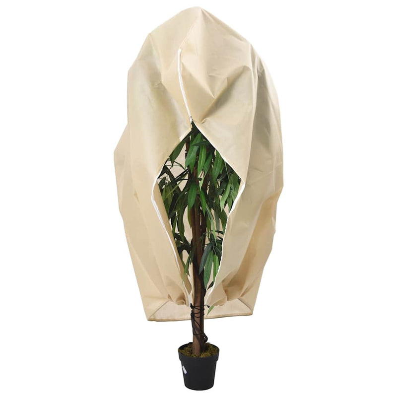 Afbeelding laden in galerijviewer, Vidaxl plantenhoezen met ritssluiting 4 st 70 g m² 1,2x1,8 m