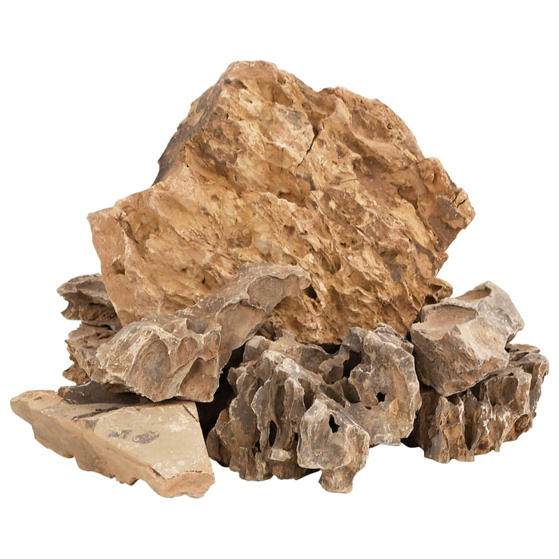 Load image into Gallery viewer, Vidaxl drakenstenen 25 kg 5-30 cm bruin