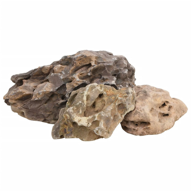 Afbeelding laden in galerijviewer, Vidaxl drakenstenen 10 kg 10-40 cm grijs
