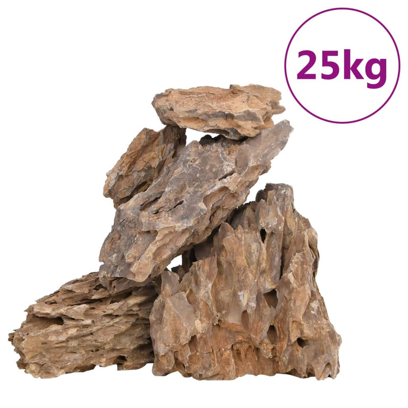Load image into Gallery viewer, Vidaxl drakenstenen gemengde kleur 25 kg 10-30 cm