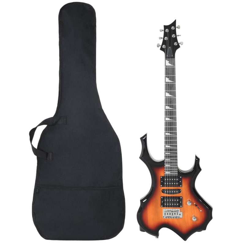 Chargez l'image dans la visionneuse de la galerie, Vidaxl gitaar voor beginners elektrisch met tas 4 4 39 zwart