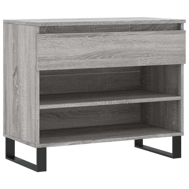 Load image into Gallery viewer, Vidaxl schoenenkast 70x36x60 cm bewerkt hout sonoma grijs