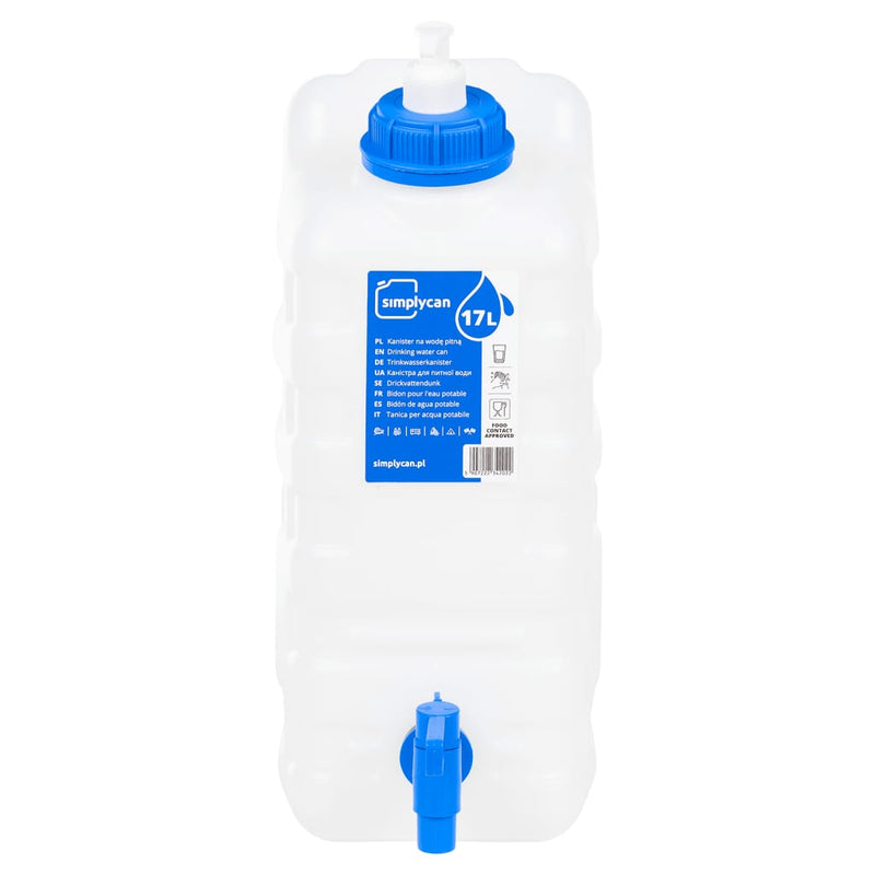 Load image into Gallery viewer, Vidaxl watertank met kraan en zeepdispenser 15 l kunststof