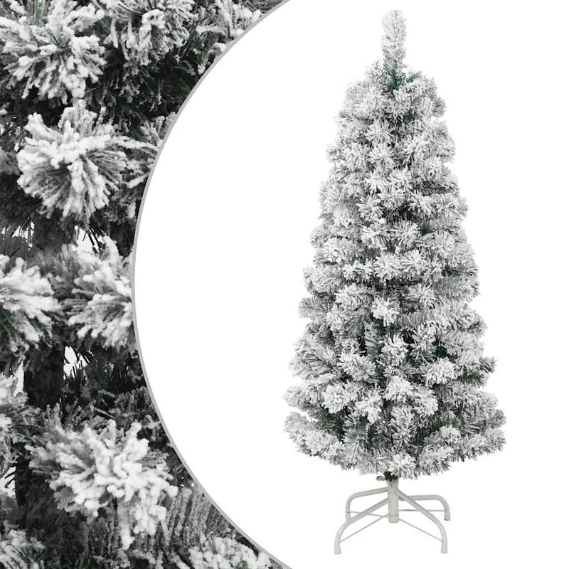 Load image into Gallery viewer, Vidaxl kunstkerstboom met scharnieren en sneeuw 150 cm