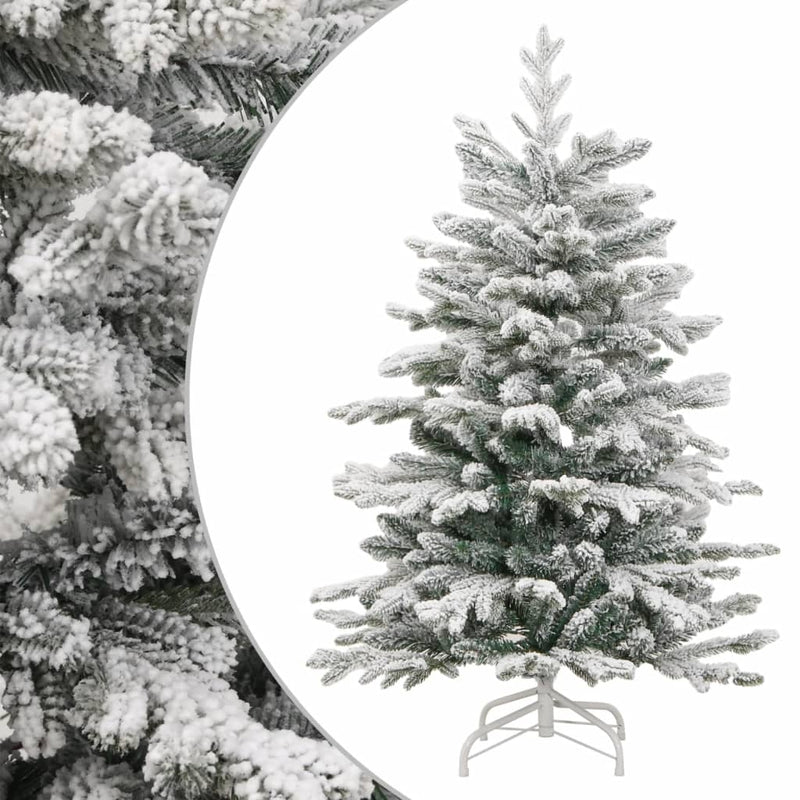Cargue la imagen en el visor de la galería, Vidaxl kunstkerstboom met scharnieren en sneeuw 150 cm