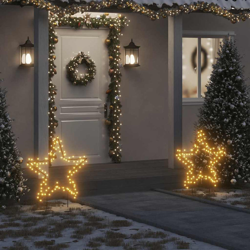 Load image into Gallery viewer, VidaXL Kerstverlichting met ster 115 LED's 85 cm