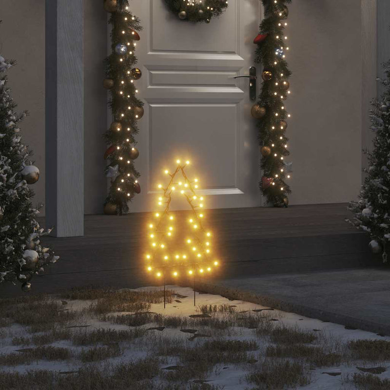 Load image into Gallery viewer, Vidaxl kerstverlichting kerstboom 3 st met grondpinnen 50 led's 30 cm
