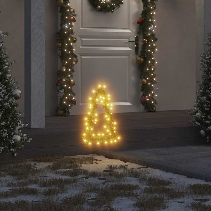 Load image into Gallery viewer, Vidaxl kerstverlichting kerstboom 3 st met grondpinnen 50 led's 30 cm
