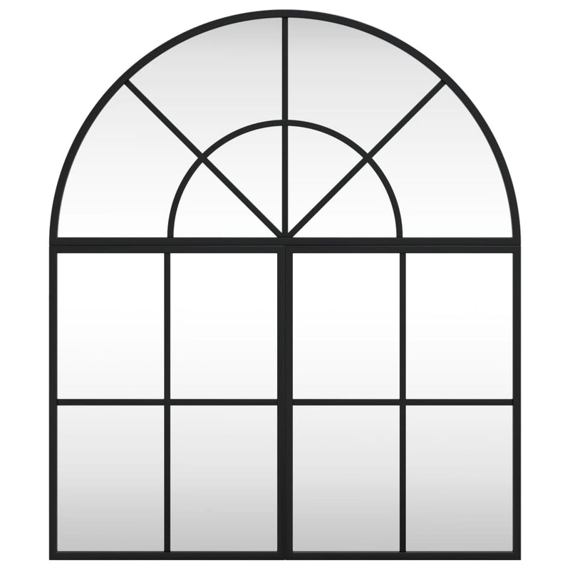 Load image into Gallery viewer, VidaXL Wandspiegel boog 60x70 cm ijzer zwart