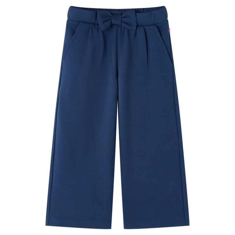Chargez l'image dans la visionneuse de la galerie, Vidaxl kinderbroek met wijde pijpen 104 marineblauw