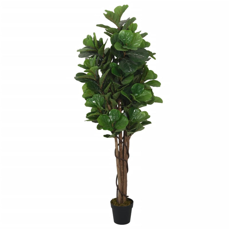 Load image into Gallery viewer, Vidaxl kunstvijgenboom 96 bladeren 80 cm groen