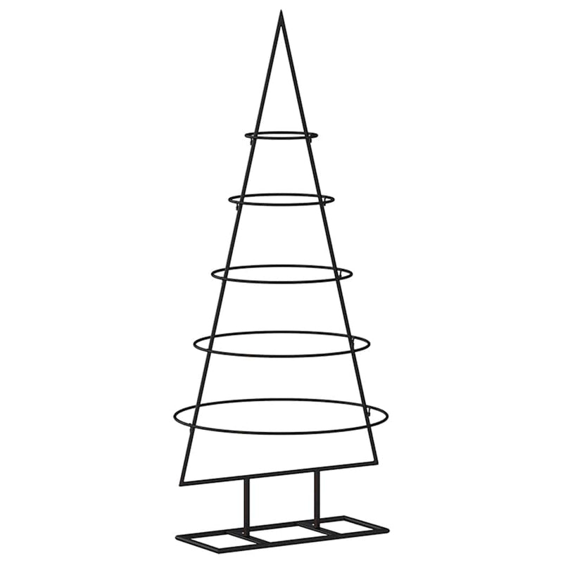 Load image into Gallery viewer, Vidaxl kerstdecoratie kerstboom 90 cm metaal zwart