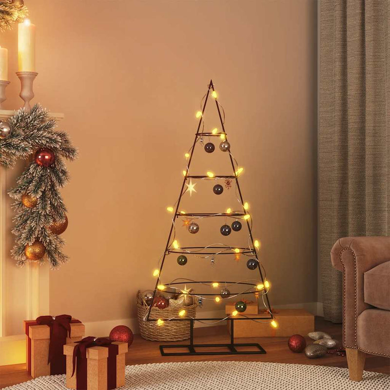 Load image into Gallery viewer, Vidaxl kerstdecoratie kerstboom 125 cm metaal zwart