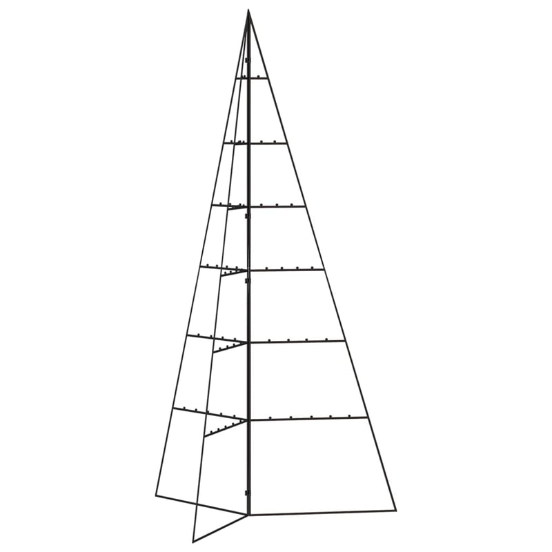 Afbeelding laden in galerijviewer, Vidaxl kerstdecoratie kerstboom 140 cm metaal zwart
