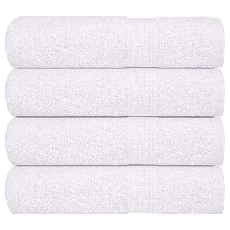 Load image into Gallery viewer, Vidaxl badhanddoeken frogn 4 st 100x150 cm 360 g m² wit