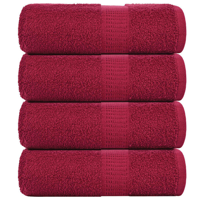 Load image into Gallery viewer, Vidaxl gastendoekjes frogn 4 st 30x50 cm 360 g m² bordeaux