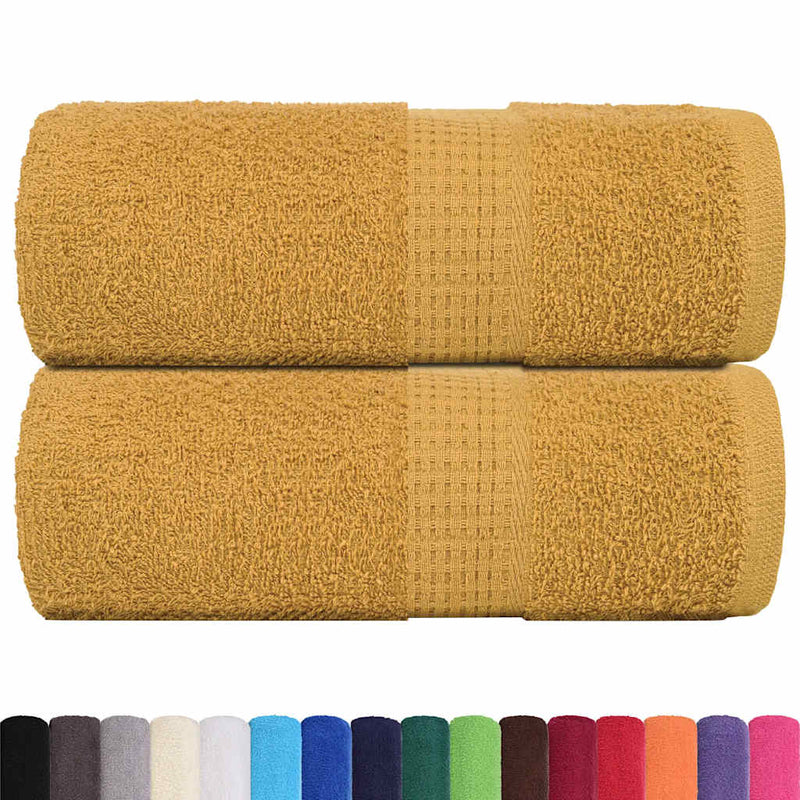 Load image into Gallery viewer, Vidaxl gastendoekjes frogn 2 st 30x50 cm 360 g m² goud