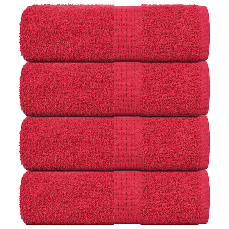 Load image into Gallery viewer, Vidaxl gastendoekjes frogn 4 st 30x50 cm 360 g m² rood