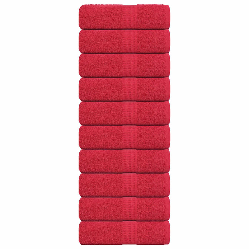 Load image into Gallery viewer, Vidaxl gastendoekjes frogn 10 st 30x50 cm 360 g m² rood