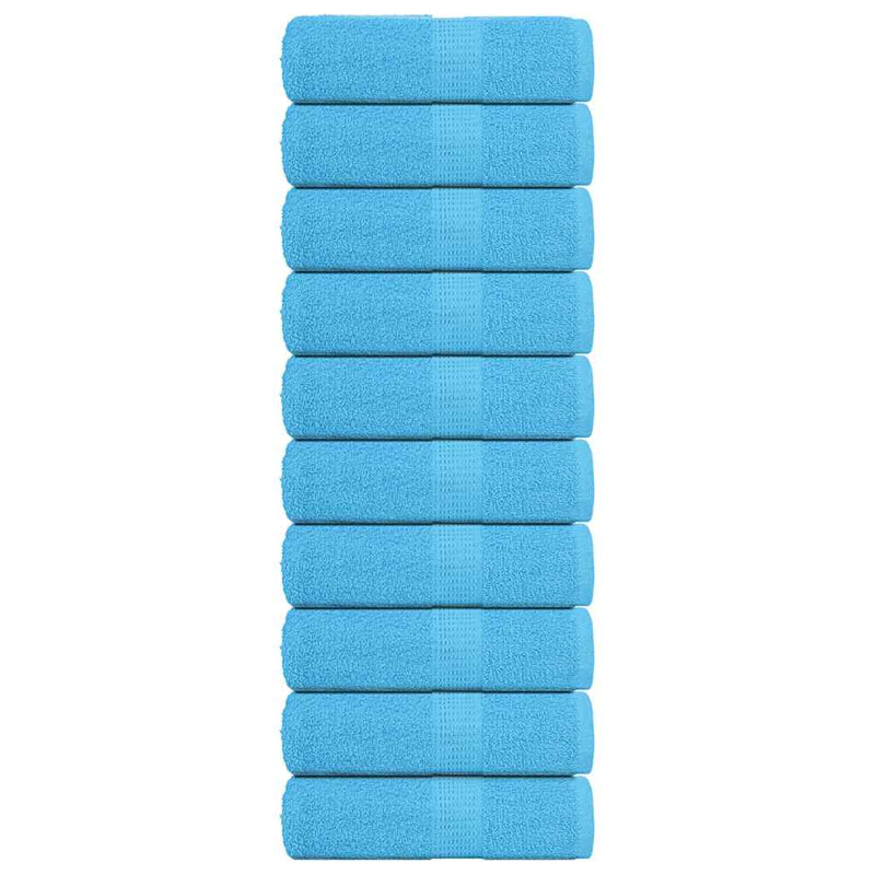 Load image into Gallery viewer, Vidaxl washandjes frogn 10 st 30x30 cm 360 g m² turquoise