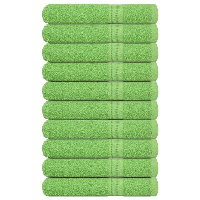 Load image into Gallery viewer, Vidaxl handdoeken frogn 10 st 100x200 cm 360 g m² appelgroen