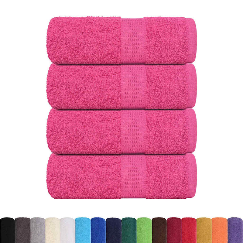Load image into Gallery viewer, Vidaxl washandjes frogn 4 st 30x30 cm 360 g m² roze