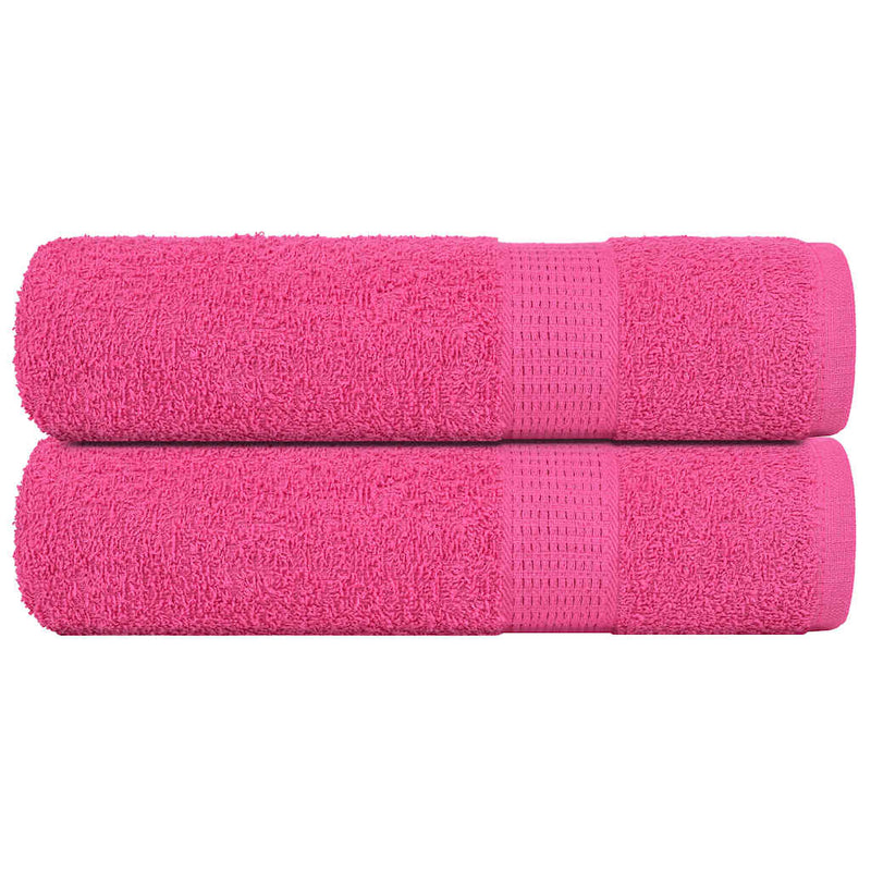 Load image into Gallery viewer, Vidaxl handdoeken frogn 2 st 50x100 cm 360 g m² roze