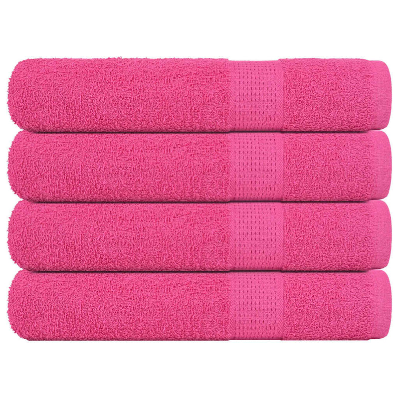 Load image into Gallery viewer, Vidaxl saunahanddoeken frogn 4 st 80x200 cm 360 g m² roze