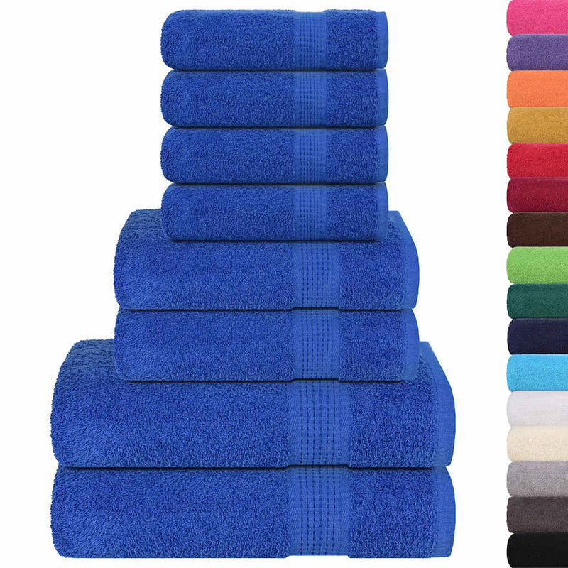Load image into Gallery viewer, Vidaxl 8-delige handdoekenset frogn 360 g m² blauw
