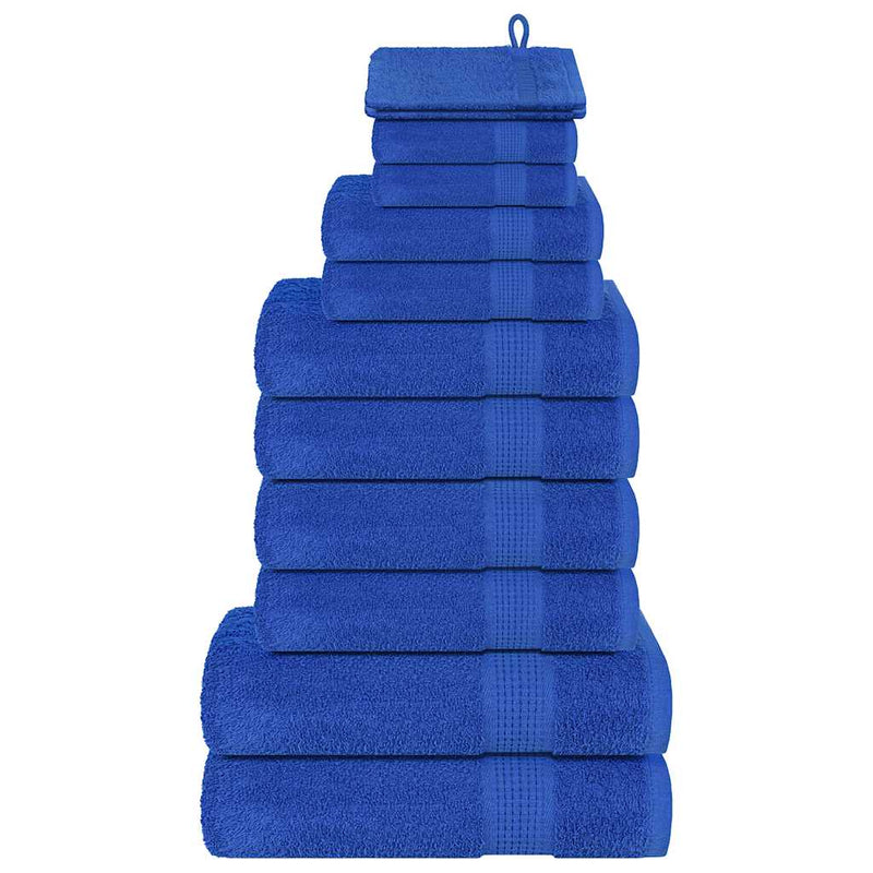 Load image into Gallery viewer, Vidaxl 12-delige handdoekenset frogn 360 g m² blauw