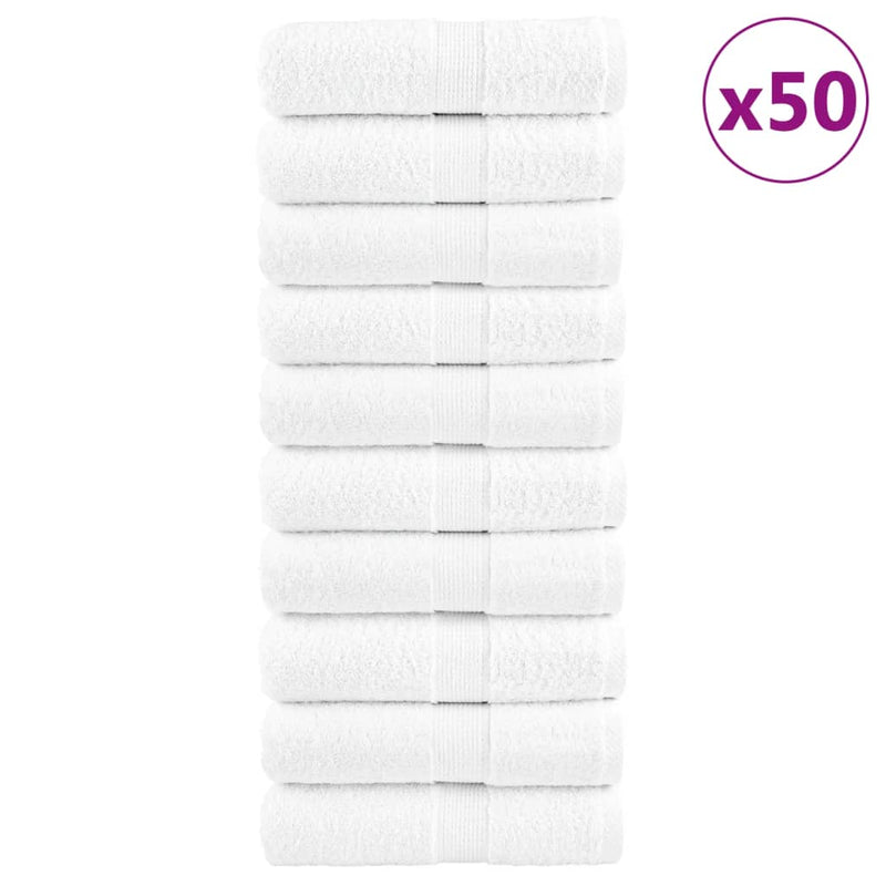 Cargue la imagen en el visor de la galería, Vidaxl washandjes solund 50 st hoogwaardig 600 g m² 15x21 cm