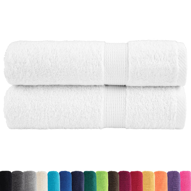 Load image into Gallery viewer, Vidaxl handdoeken solund 2 st 600 g m² 50x100 cm wit