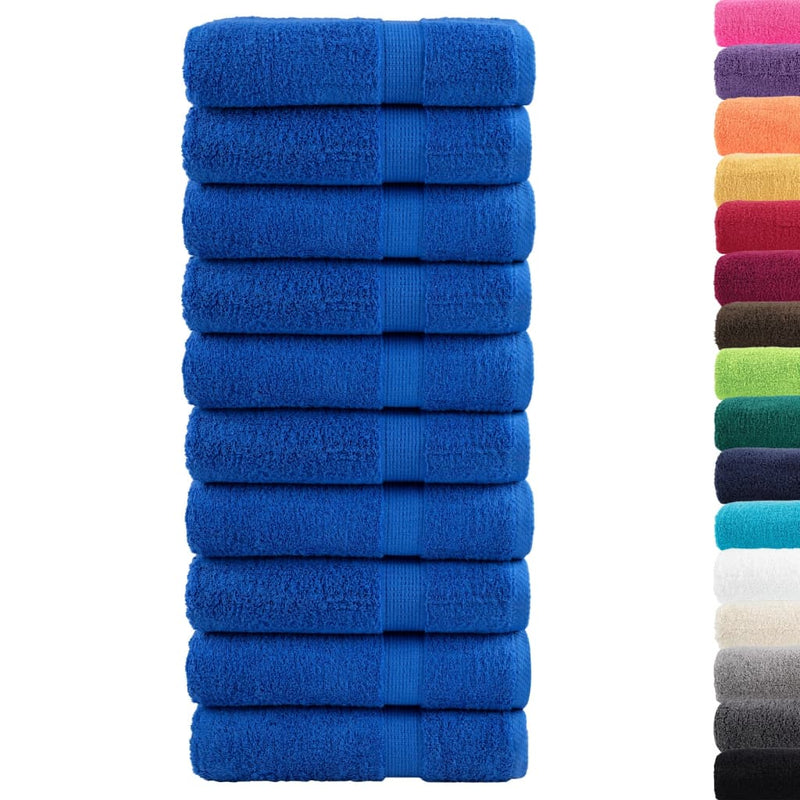 Load image into Gallery viewer, Vidaxl handdoeken solund 10 st 600 g m² 50x100 cm blauw