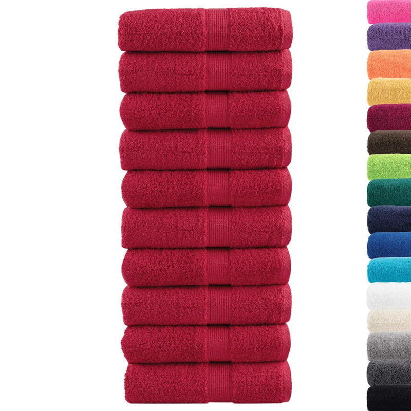 Load image into Gallery viewer, Vidaxl gastendoekjes solund 10 st 600 g m² 30x30 cm rood