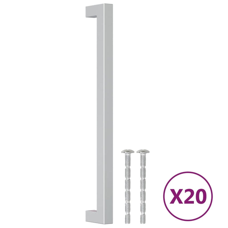 Load image into Gallery viewer, Vidaxl handvatten 20 st 224 mm roestvrij staal zilverkleurig