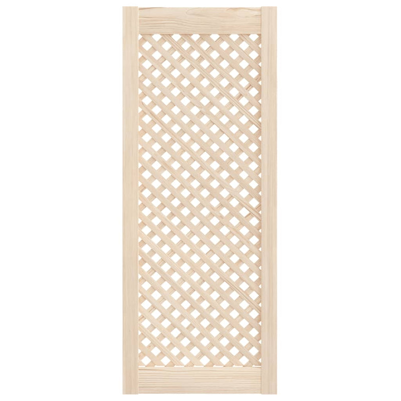Load image into Gallery viewer, Vidaxl kastdeuren met latwerk 2 st 39,5x99 cm massief grenenhout