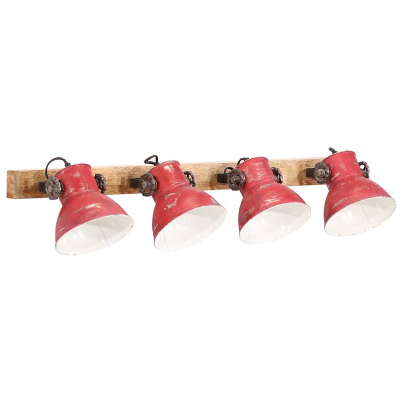 Load image into Gallery viewer, Vidaxl wandlamp 25 w e27 90x25 cm verweerd rood