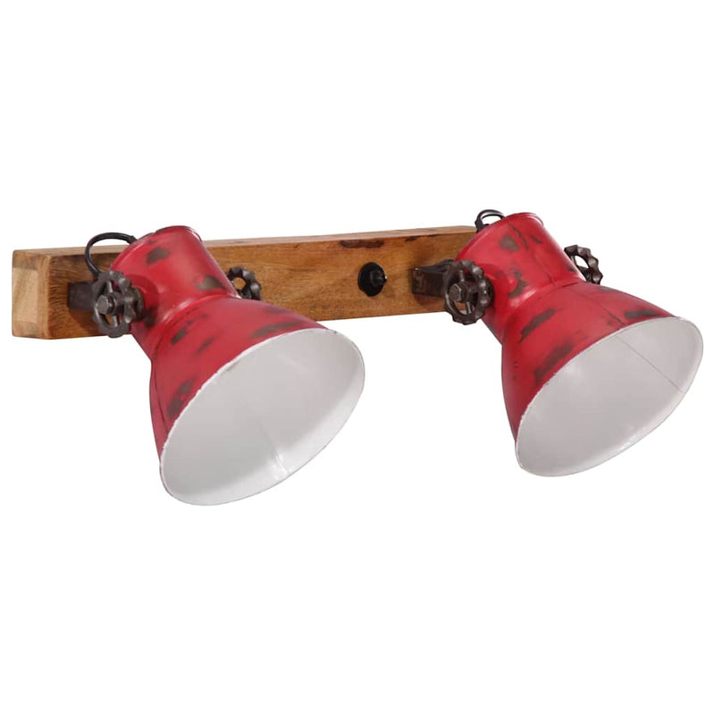 Load image into Gallery viewer, Vidaxl wandlamp 25 w e27 45x25 cm verweerd rood