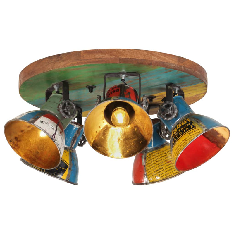Laden Sie das Bild in Galerie -Viewer, Vidaxl plafondlamp 25 w e27 50x50x25 cm meerkleurig