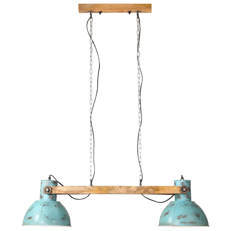 Load image into Gallery viewer, Vidaxl hanglamp 25 w e27 85x28x109 cm verweerd blauw