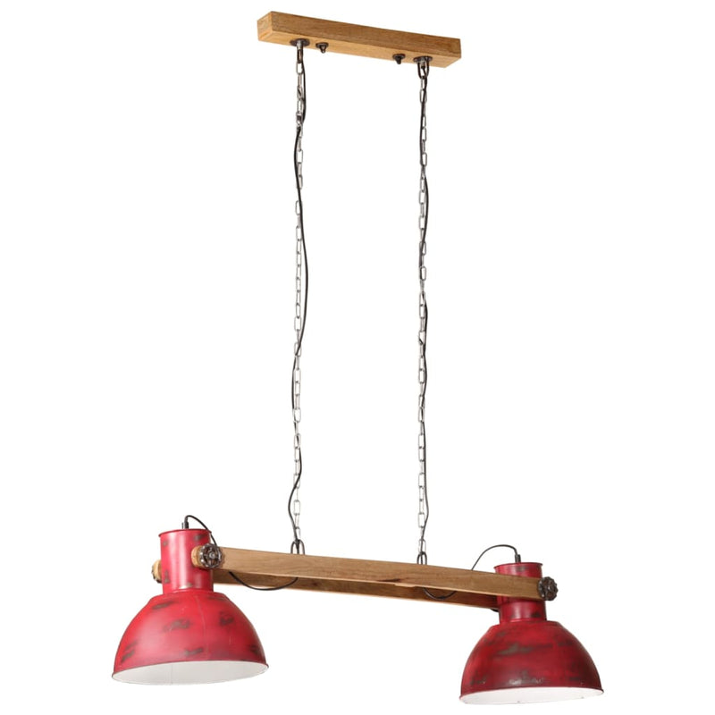 Load image into Gallery viewer, Vidaxl hanglamp 25 w e27 85x28x109 cm verweerd rood