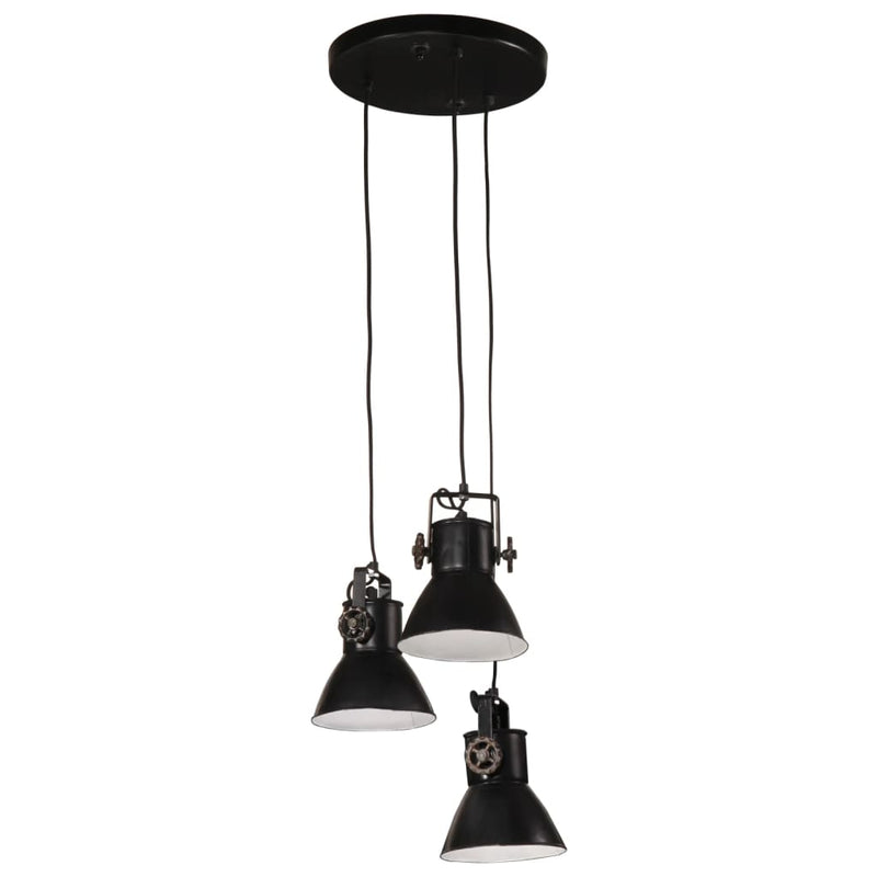 Load image into Gallery viewer, Vidaxl hanglamp 25 w e27 30x30x100 cm zwart
