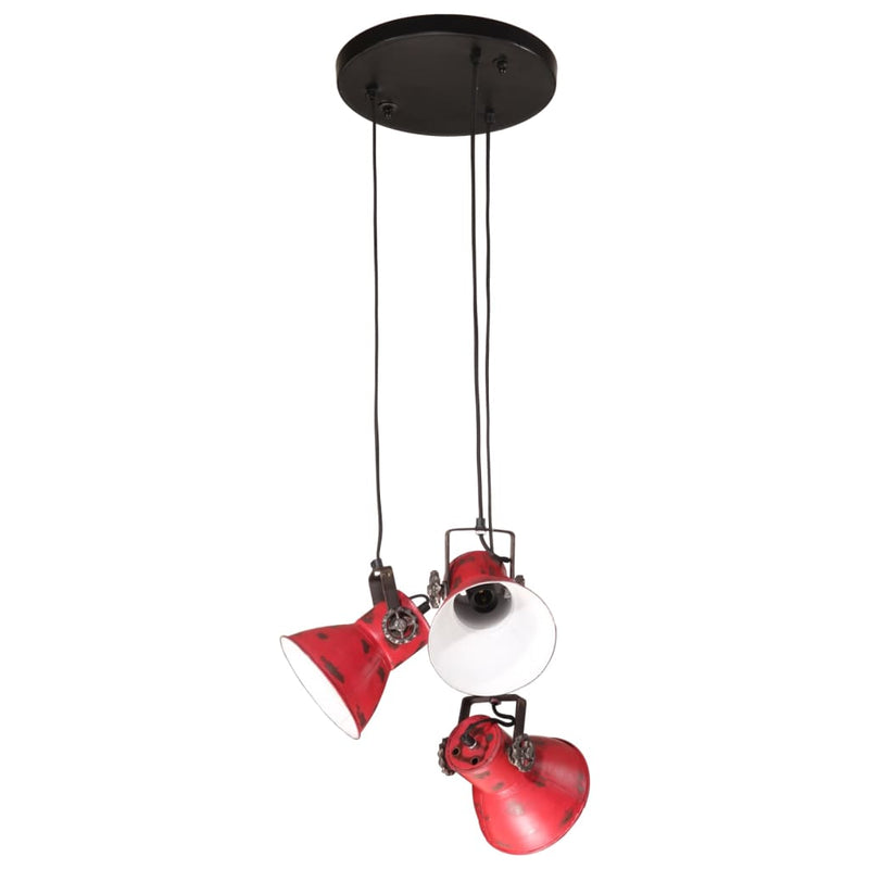 Load image into Gallery viewer, Vidaxl hanglamp 25 w e27 30x30x100 cm verweerd rood