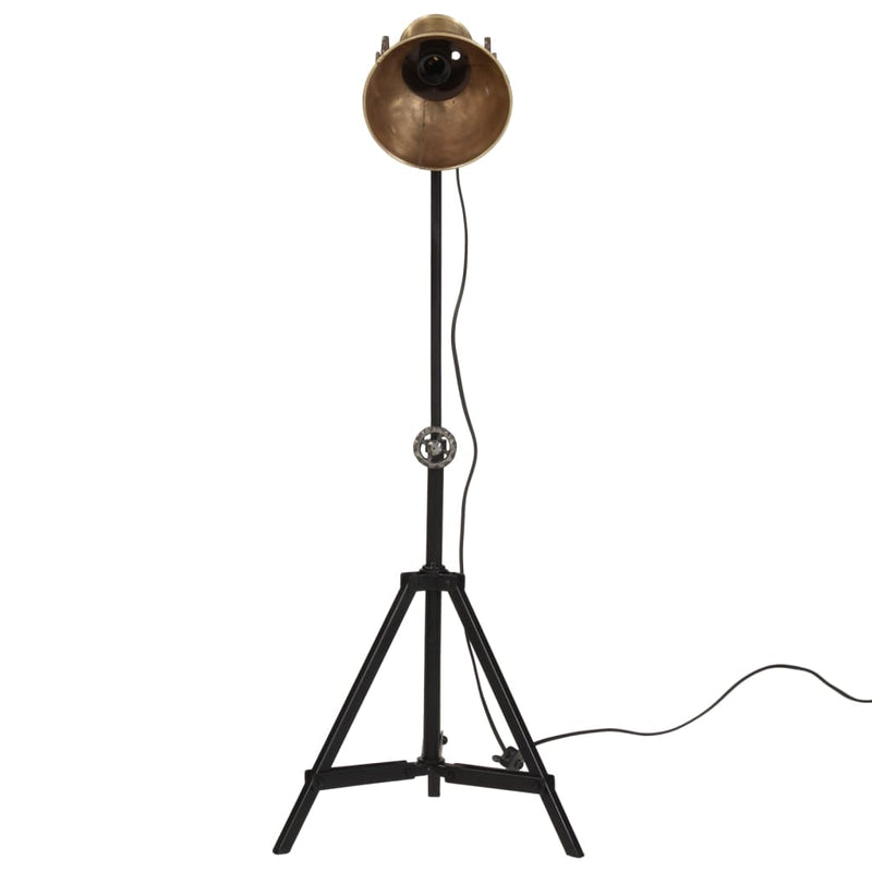 Load image into Gallery viewer, Vidaxl vloerlamp 25 w e27 35x35x65 95 cm antiek messingkleurig