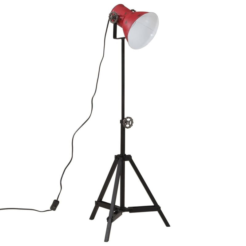 Load image into Gallery viewer, Vidaxl vloerlamp 25 w e27 35x35x65 95 cm verweerd rood