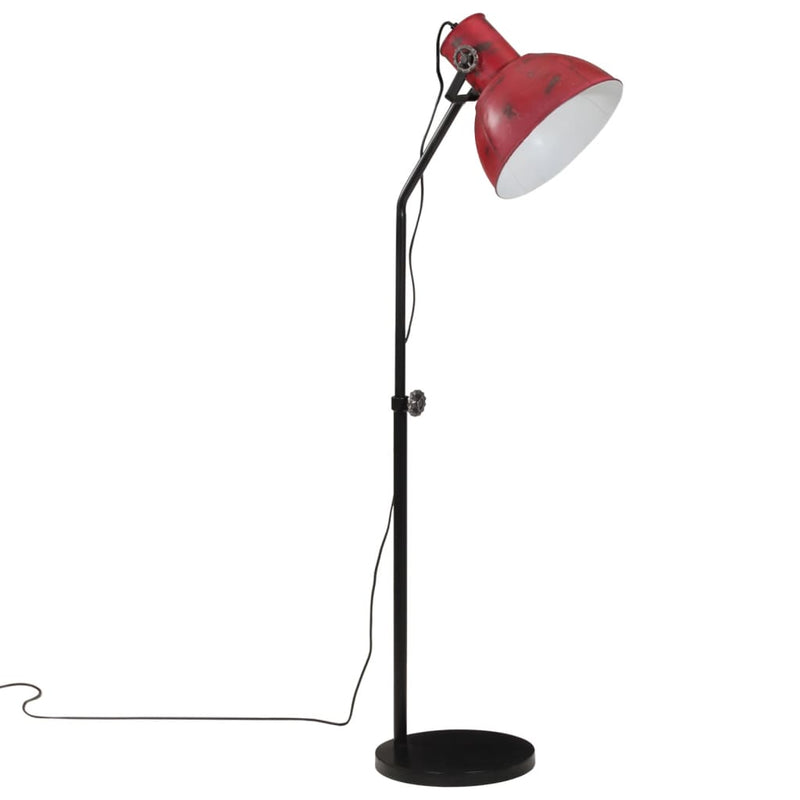 Load image into Gallery viewer, Vidaxl vloerlamp 25 w e27 30x30x90 150 cm verweerd rood